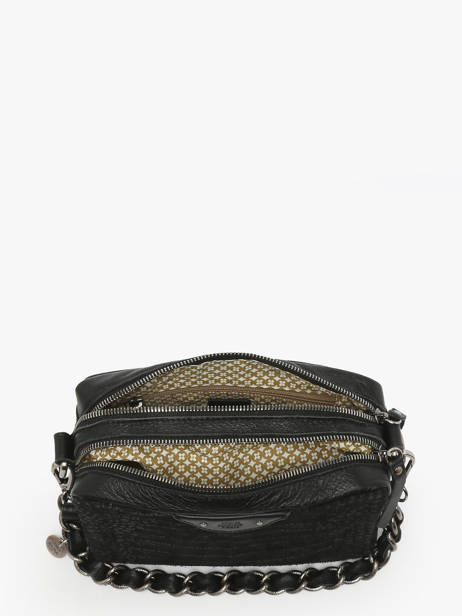 Sac Bandoulière Vintage Cuir Mila louise Noir vintage 23673KRC vue secondaire 3