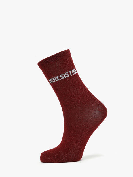 Women's Socks Têtue Long Glitter Pieces Red girl 17162499