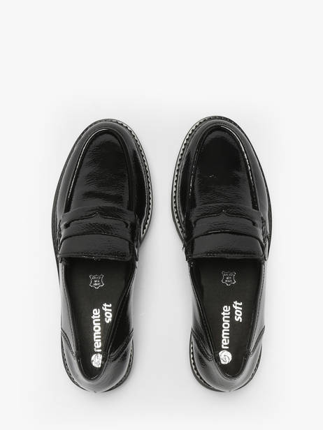 Moccasins In Leather Remonte Black women 2 other view 4