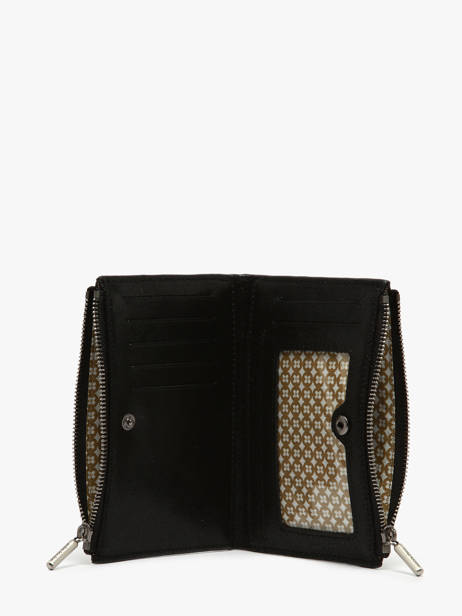 Portefeuille Cuir Mila louise Noir vintage 3576E vue secondaire 1