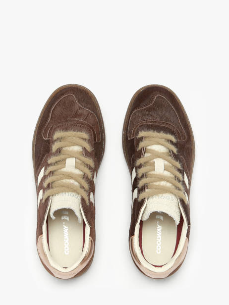 Sneakers In Leather Coolway Brown women 7623298 other view 4