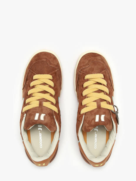 Sneakers En Cuir Coolway Marron men 8623711 vue secondaire 3