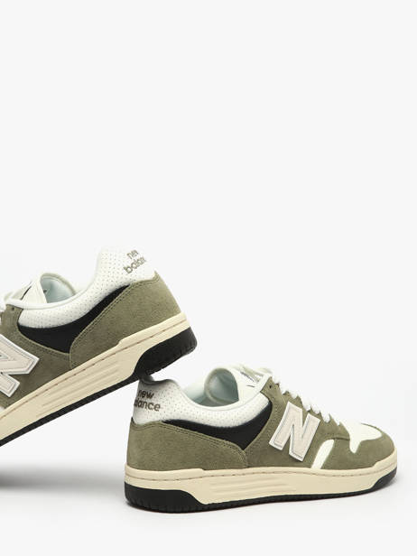 Sneakers In Leather New balance Green boy BB480PEO other view 2