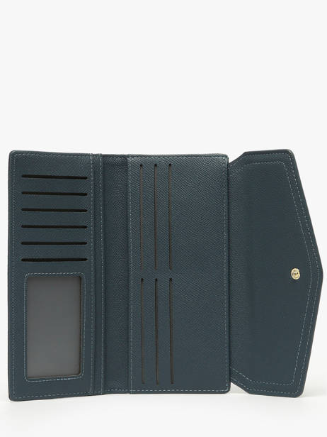 Wallet Saffiano David jones Blue saffiano P164 other view 1