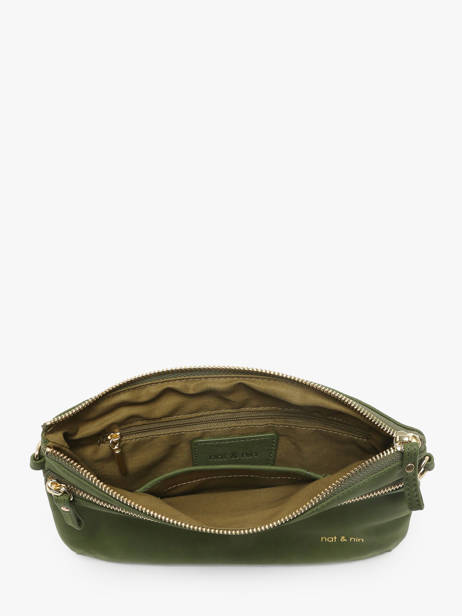 Leather Vicky Crossbody Bag Nat et nin Green vintage VICKY other view 3