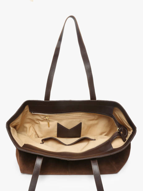 Leather Marceau Tote Bag Nat et nin Brown vintage MARCEAU other view 3