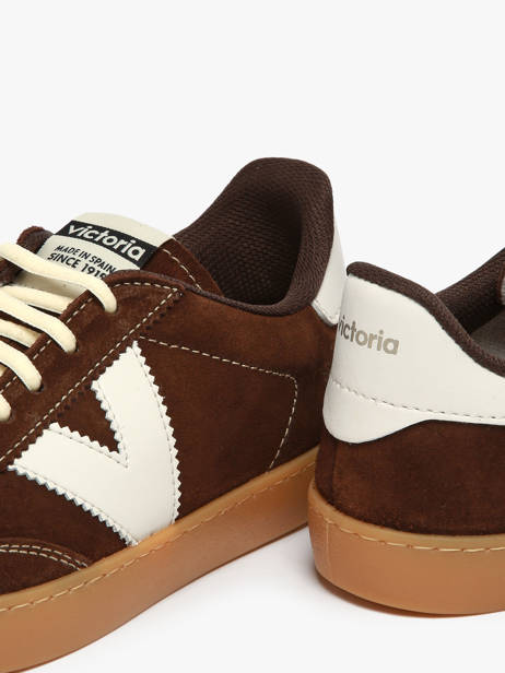 Sneakers Berlin In Leather Victoria Brown women 1126218 other view 3