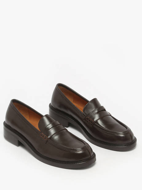 Slippers In Leather Aliwell Brown women A3227 other view 1