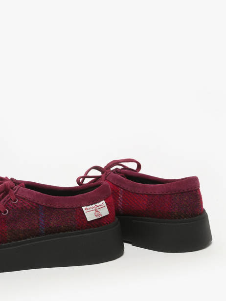 Derby Shoes Clarks Red women 26184947 other view 2