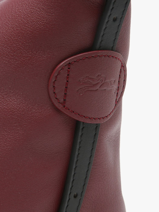 Longchamp Besace longchamp cuir Hobo bag Violet