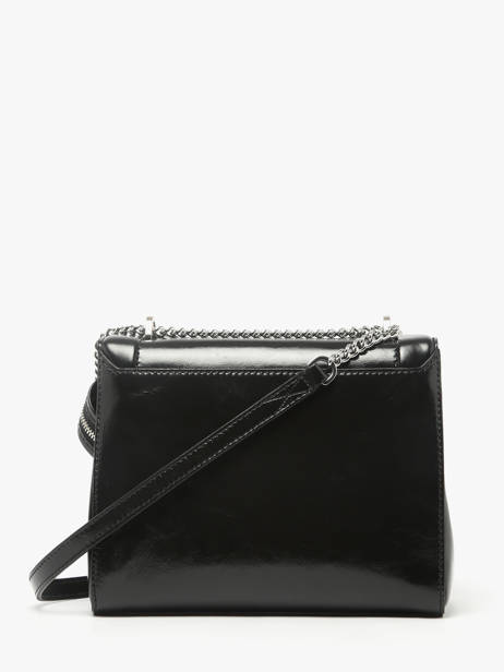 Medium Ninon Crossbody Bag In Naplack Leather Lancel Black ninon A13767 other view 4