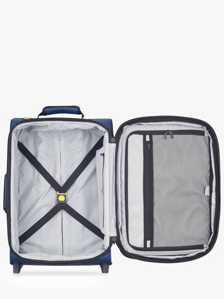 Expandable Cabin Luggage Delsey Blue maubert 2.0 3813724W other view 3