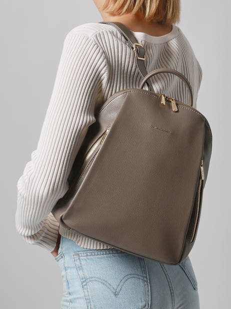 Backpack David jones Gray dune 2 other view 1