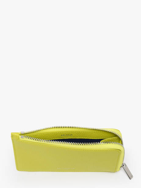 Leather Emilie Card Holder Le tanneur Yellow emily TEMI3553 other view 1