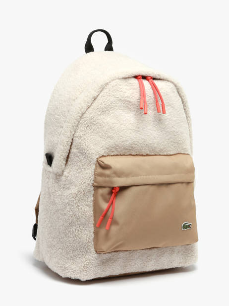 Backpack Lacoste Beige neo croc NU5095NZ other view 2
