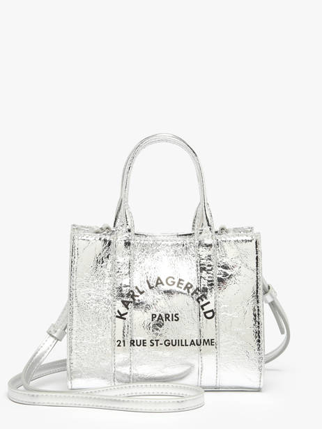 Crossbody Bag Rsg Metallic Karl lagerfeld Silver rsg A4W50059