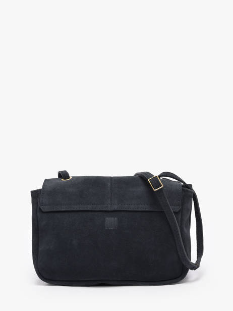 Shoulder Bag Leather Leather Biba Blue leather HAZ1L other view 4