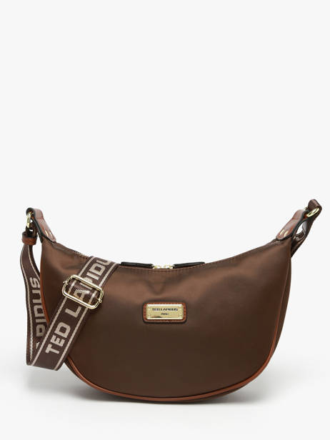 Shoulder Bag Jamie Nylon Ted lapidus Brown jamie DU43503