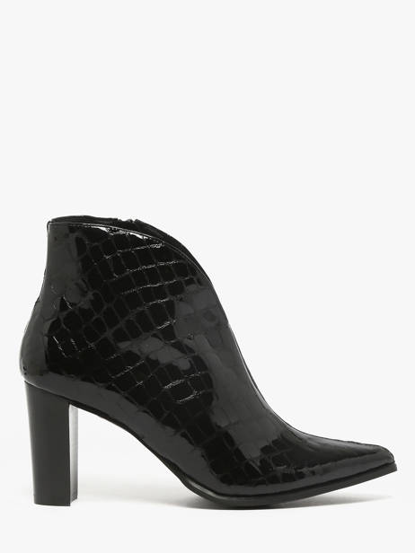 Heeled Formal Shoes In Leather Myma Black women 85009