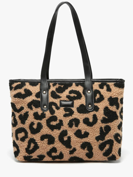 A4 Size Shoulder Bag Polaire Miniprix Brown polaire S031