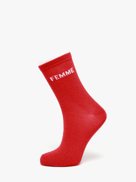 Socks Pieces Red socks women 17163724
