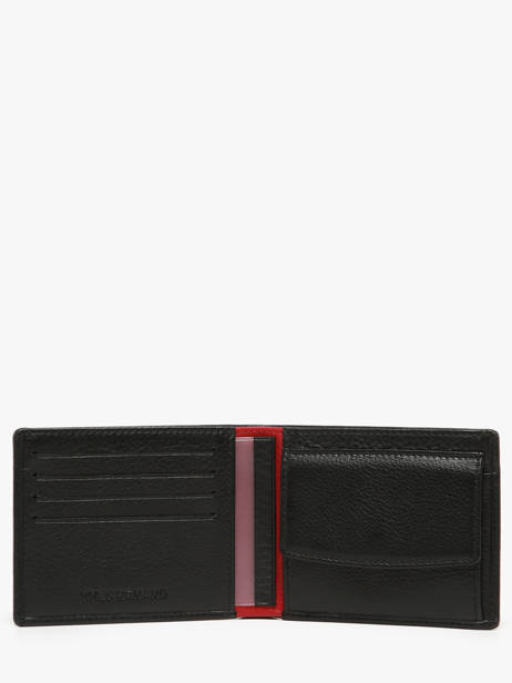 Wallet Leather Yves renard Black bicolor 2408 other view 1