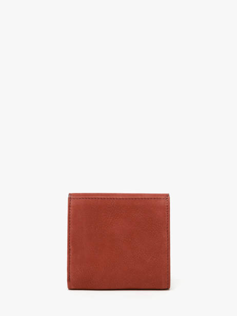 Wallet Leather Yves renard Orange nubuck 26680 other view 3