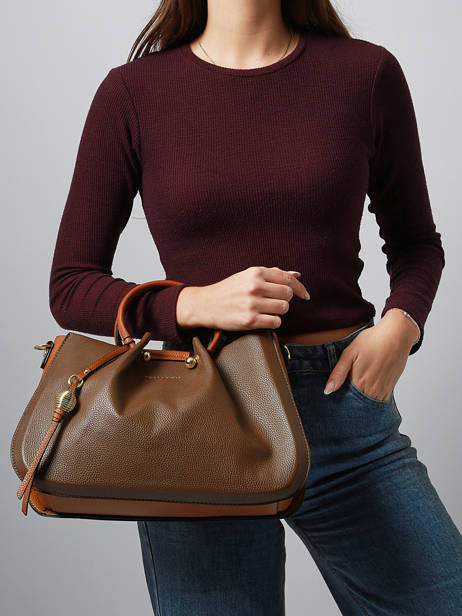 Shopping Bag Gretel Ted lapidus Brown gretel TLAU8924 other view 1