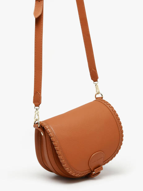 Sac Bandoulière Bobo S Cuir Paul marius Marron vintage S vue secondaire 2