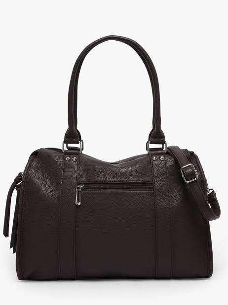 A4 Size Shoulder Bag Grained Miniprix Brown grained F8533 other view 3