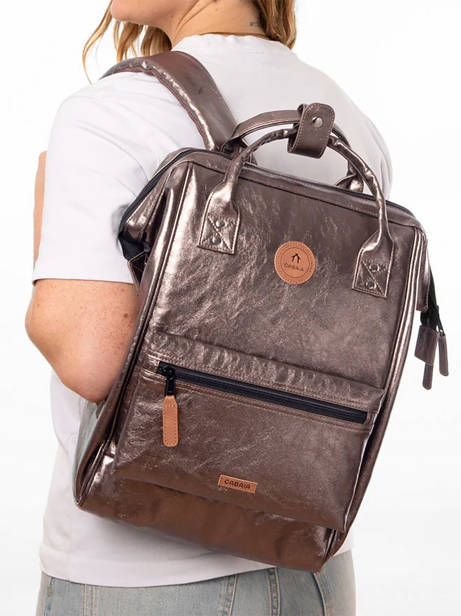 Customisable Backpack Adventurer Medium Cabaia Brown adventurer BAGS other view 1