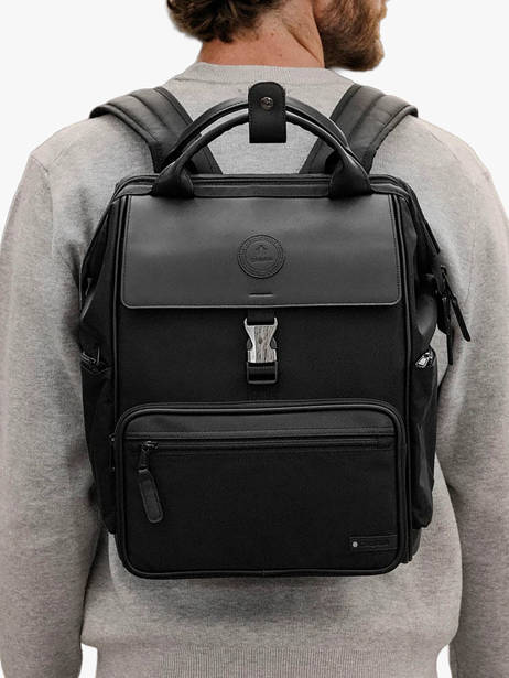Business Backpack Adventurer Bold Cabaia Black bold M other view 1
