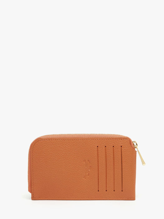 Longchamp Le foulonné Bill case / card case Brown