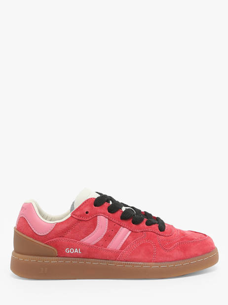 Sneakers Goal In Leather Coolway Red women 7694931 other view 1