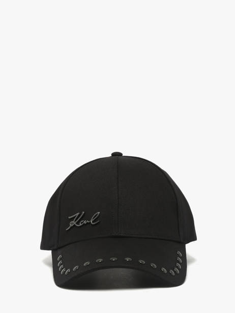 K/ville Studs Cap Karl lagerfeld Black k signature B1W33012