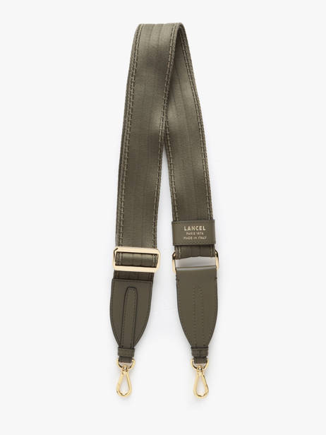 Leather And Nylon Bcbg Shoulder Strap Lancel Green bcbg A13978