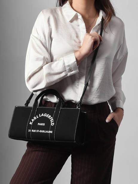 East-west Rsg Magazine Tote Karl lagerfeld Black rsg B1W50014 other view 1