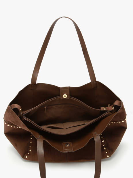 Shoulder Bag Velvet Miniprix Brown velvet M9457 other view 2