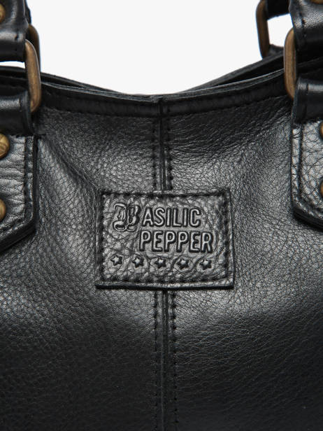 Crossbody Bag Dakota Leather Basilic pepper Black dakota BDAK72 other view 5