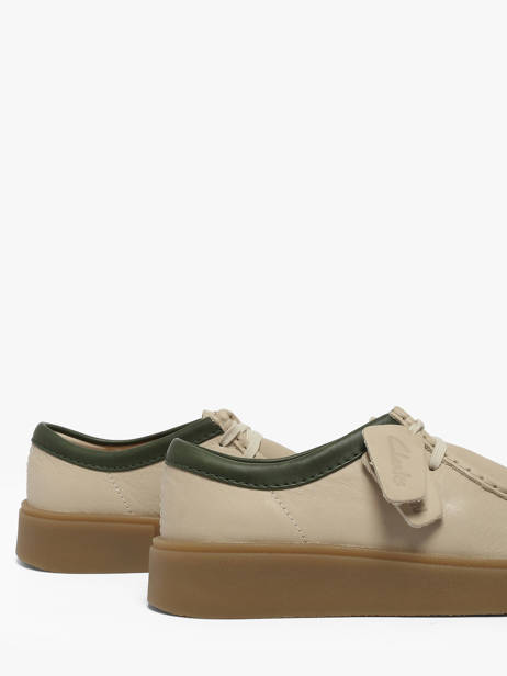 Derby Shoes In Leather Clarks Beige men 26187197 other view 3