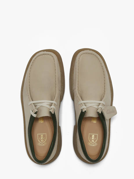 Derby Shoes In Leather Clarks Beige men 26187197 other view 4