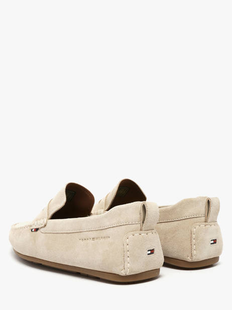 Moccasins In Leather Tommy hilfiger Beige men 5789ACI other view 3