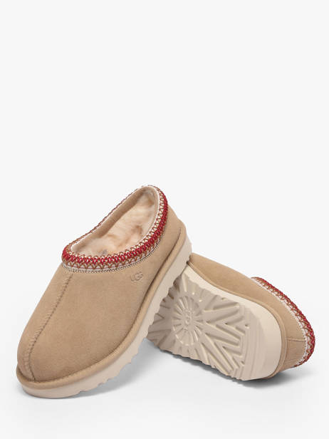 Slippers Tasman Ii In Leather Ugg Beige women 1174470 other view 2