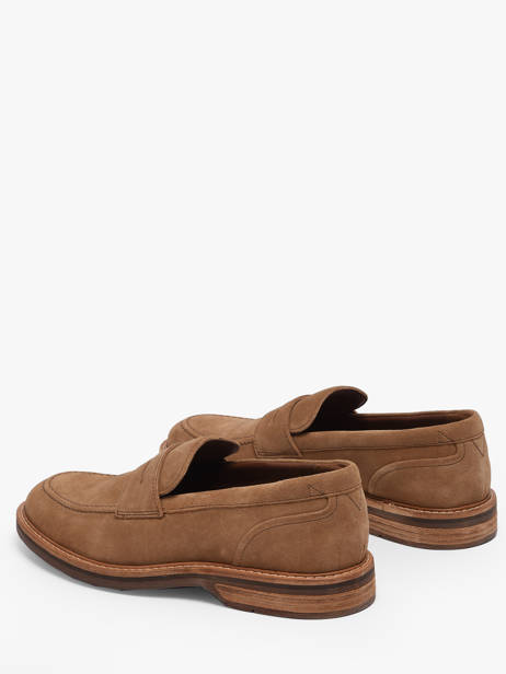 Moccasins In Leather Clarks Brown men 26186450 other view 3