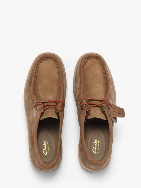 Derby Shoes In Leather Clarks Brown men 26186419 other view 4