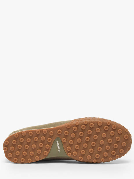 Sneakers In Leather Hoff Green women 22561025 other view 5