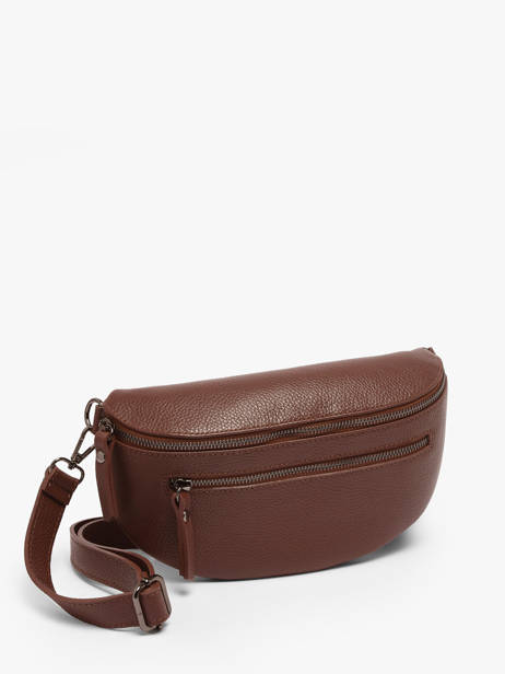 Leather Caviar Belt Bag Milano Brown caviar CA23111 other view 2