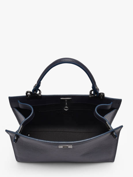 Sac Porté Main Caviar Leather Milano Blue caviar CA25116 other view 3