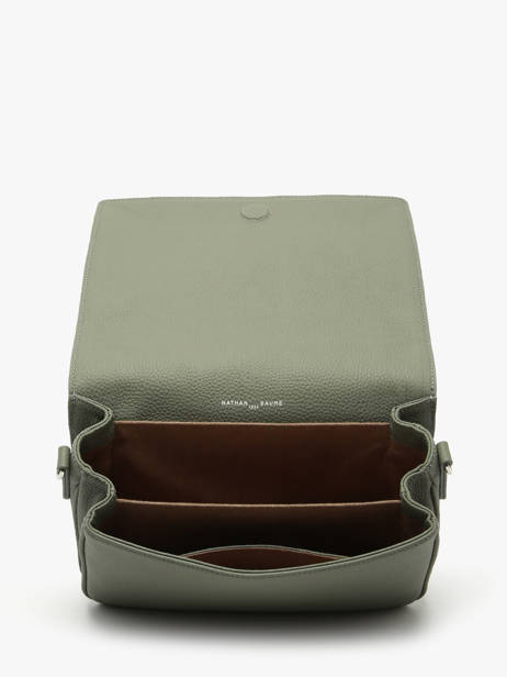 Leather Rotterdam Crossbody Bag Nathan baume Green mondrian 3 other view 3