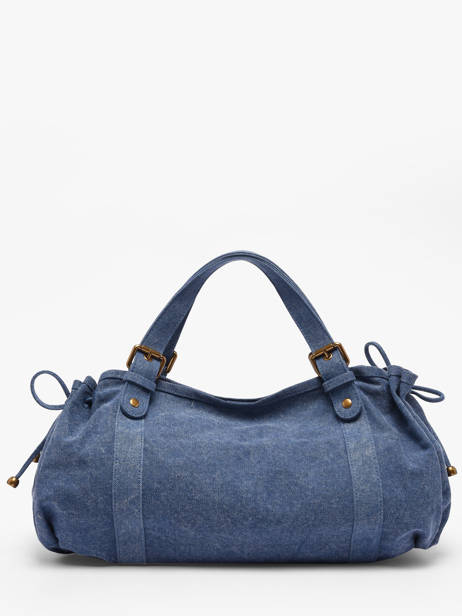 Shoulder Bag Canvas Cotton Gerard darel Blue canvas D489 other view 4